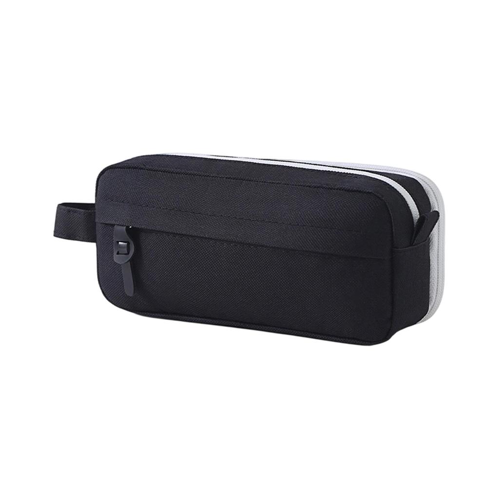 Double Layer Pencil Case - Large Capacity Multi-Compartment Pen Holder for School Supplies