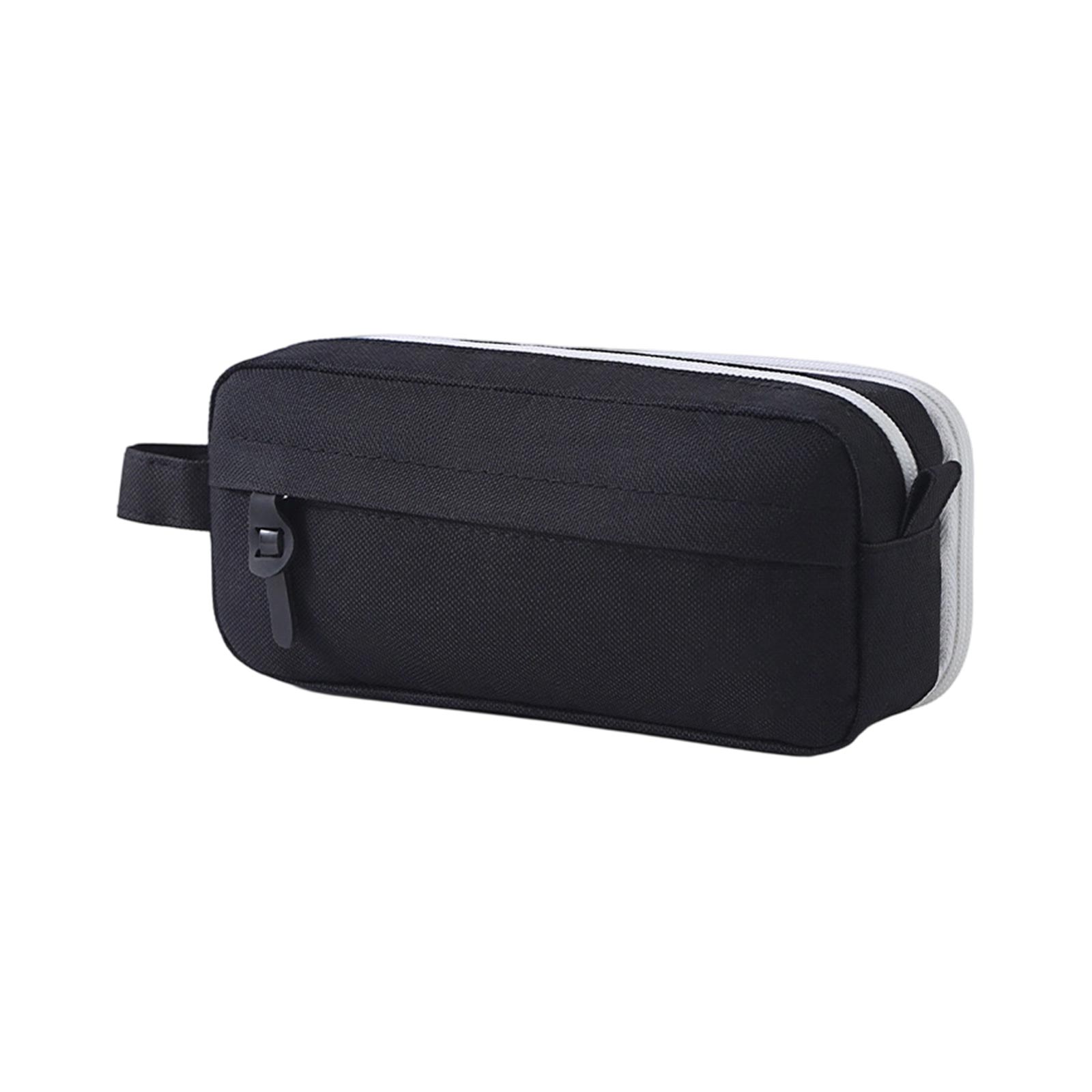 Double Layer Pencil Case - Large Capacity Multi-Compartment Pen Holder for School Supplies One Size