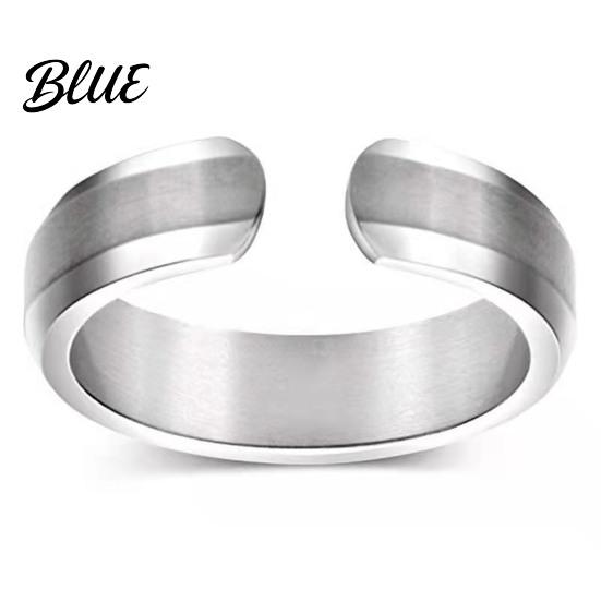 Knuckle Ring Lady Magnetic Adjustable Opening Design Polished Smooth Electroplated