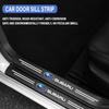 For Subaru WRX Forester Outback Crosstrek Legacy Impreza 1/4/5/8/9Pcs Car K Door Sill Scuff Plate Decor CarbonFiber Sticker