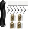 Replacement Parts for VIOMI S9 Robot Vacuum Cleaner Accessories Kit, 1 Main Roller Brush 4 Dust Bag 2 Filter 6 Side Brush