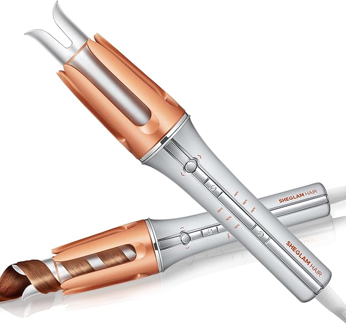 Automatic curling iron, 3 temperature settings for rapid heating, anti-scalding