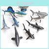 Mini Ocean Animal Model Set Realistic Pvc Figures Includes Sardine Shark And Marlin 10 Piece Collection