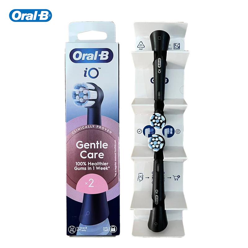 

Змінні насадки для зубної щітки Oral iO - 2 шт./упаковка чорний