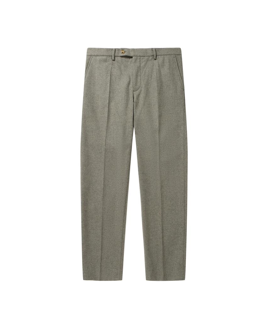 SOLEW Wool Tapered Setup Pants_Gray