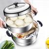 SUPOR 304 Stainless Steel Multifunctional Double-Layer Steamer