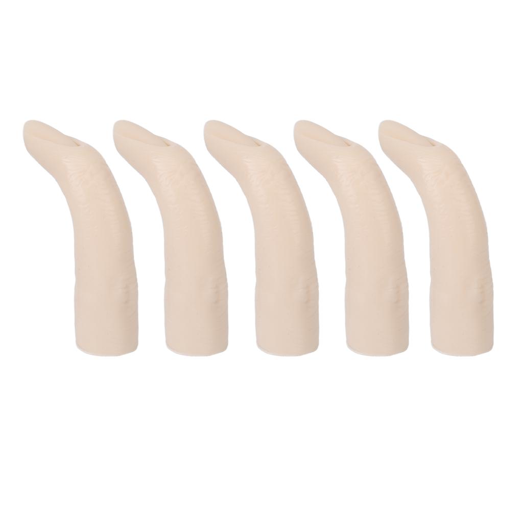 Silikon Übungsfinger für Tattoo Acrylnägel Übung Flexible Gelenke Nagel Finger