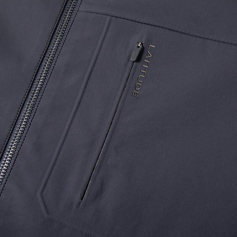 MONTAGUT Men's Easy-Care Stand Collar Casual Jacket