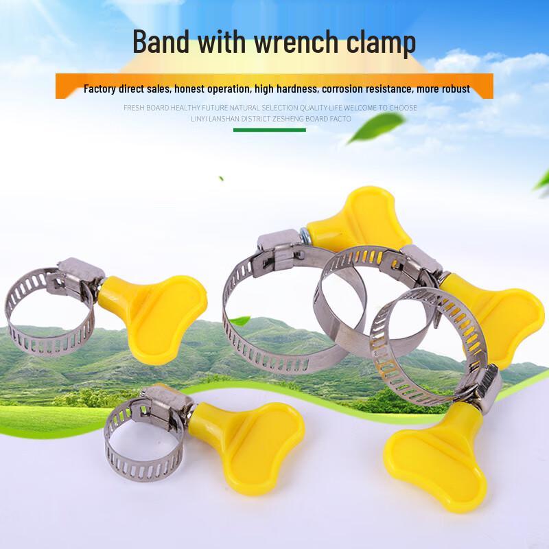 Stainless Steel Hose Clamp with Plastic Handle