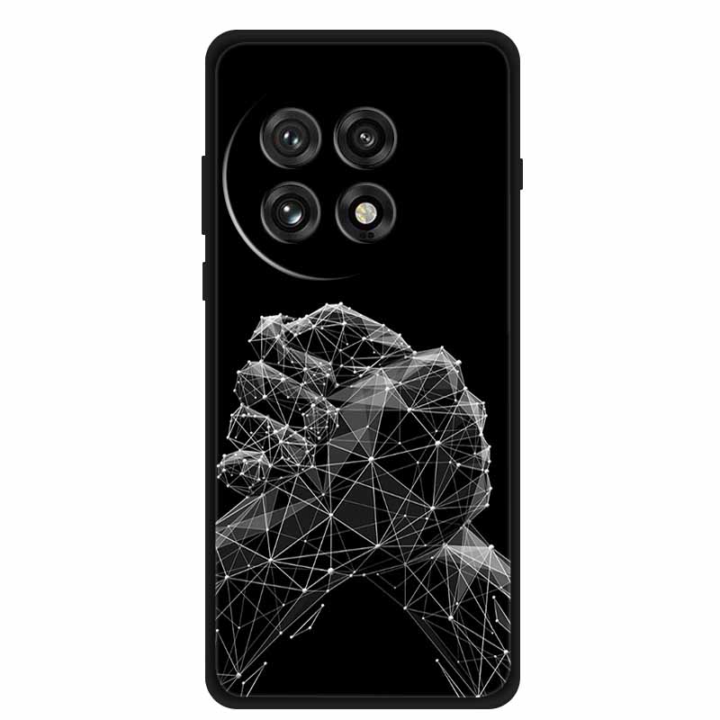Hoesje Voor OnePlus 13R 13 R Schokbestendige Bumper Luxe Bloemenprint Zachte Siliconen Cover Voor OnePlus13R 5G Bumper 1+ 13R Telefoon Funda