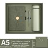 High-Grade Three-Fold Diary Notebook Gift Set with Custom Logo Printing