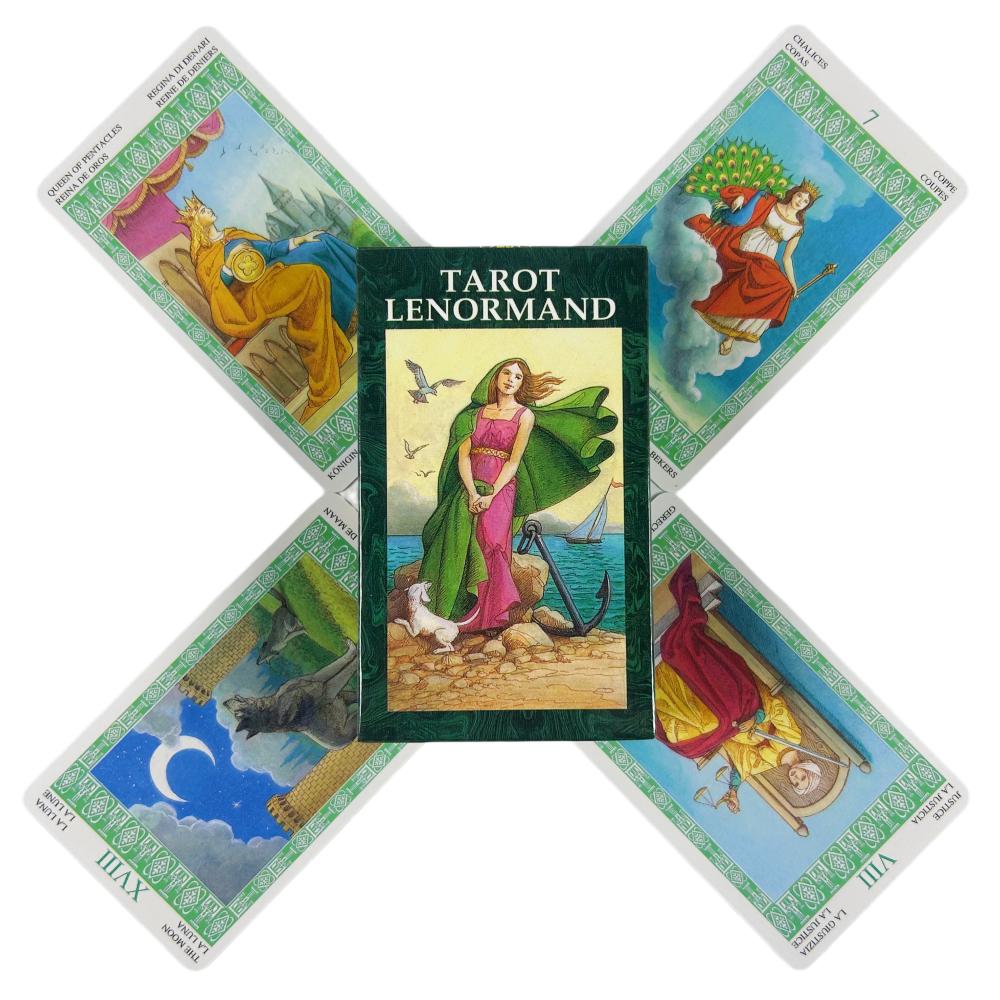 Tarot Lenormand 78-Card Deck 10.3*6cm Divination Fortune Telling Tool Playing Cards