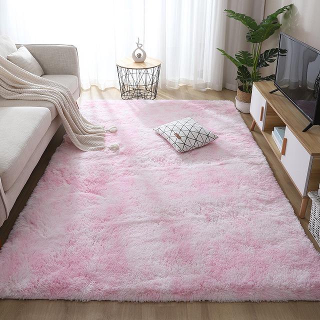 Fluffy Soft Living Room Large Carpet Furry Bedroom Area Decorative Floor Mats Home Essentials Children Tatami Nordic Velvet Rugs