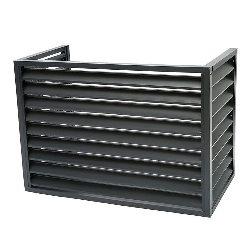 Aluminum Alloy AC Outdoor Unit Louvered Cover 3 HP