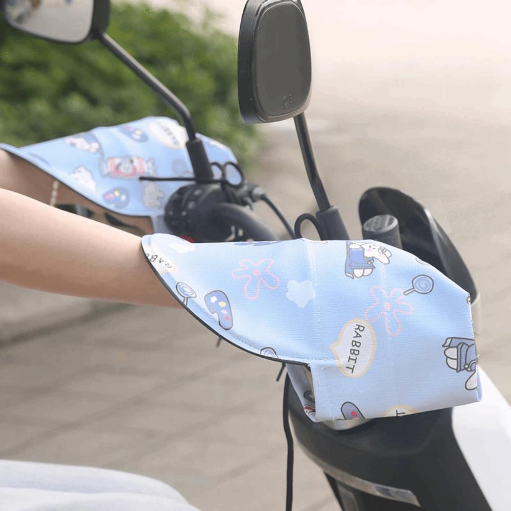 Waterproof Motorcycle Handlebar Gloves Breathable Scooter Sunshade Cover  Electric Vehicle