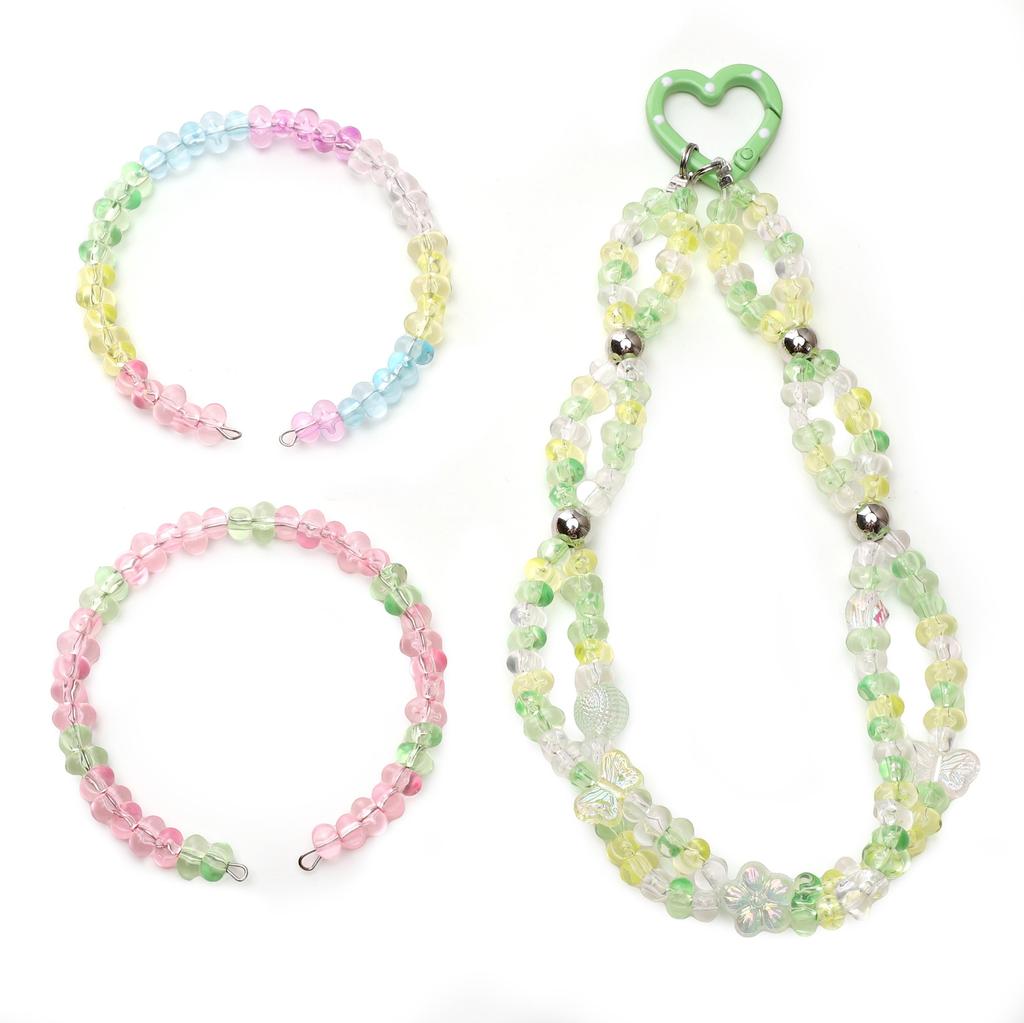 83Pcs Acrylic Translucent Peanut Beads For DIY Necklace Bracelet Earrings Jewelry Making Craft Accessories