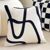 Housse de coussin de luxe Nouvelle Housse de coussin amovible lavable Design populaire Décoration de canapé de salon Housse de coussin Coussin 45×45CM