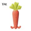 Soft Elastic Teething Relief Baby Silicone Carrot Teether, Food-Grade BPA-Free Chew Toy for 3-6 Gum Massage Tool Months, Soothing Massager, Boil-Safe