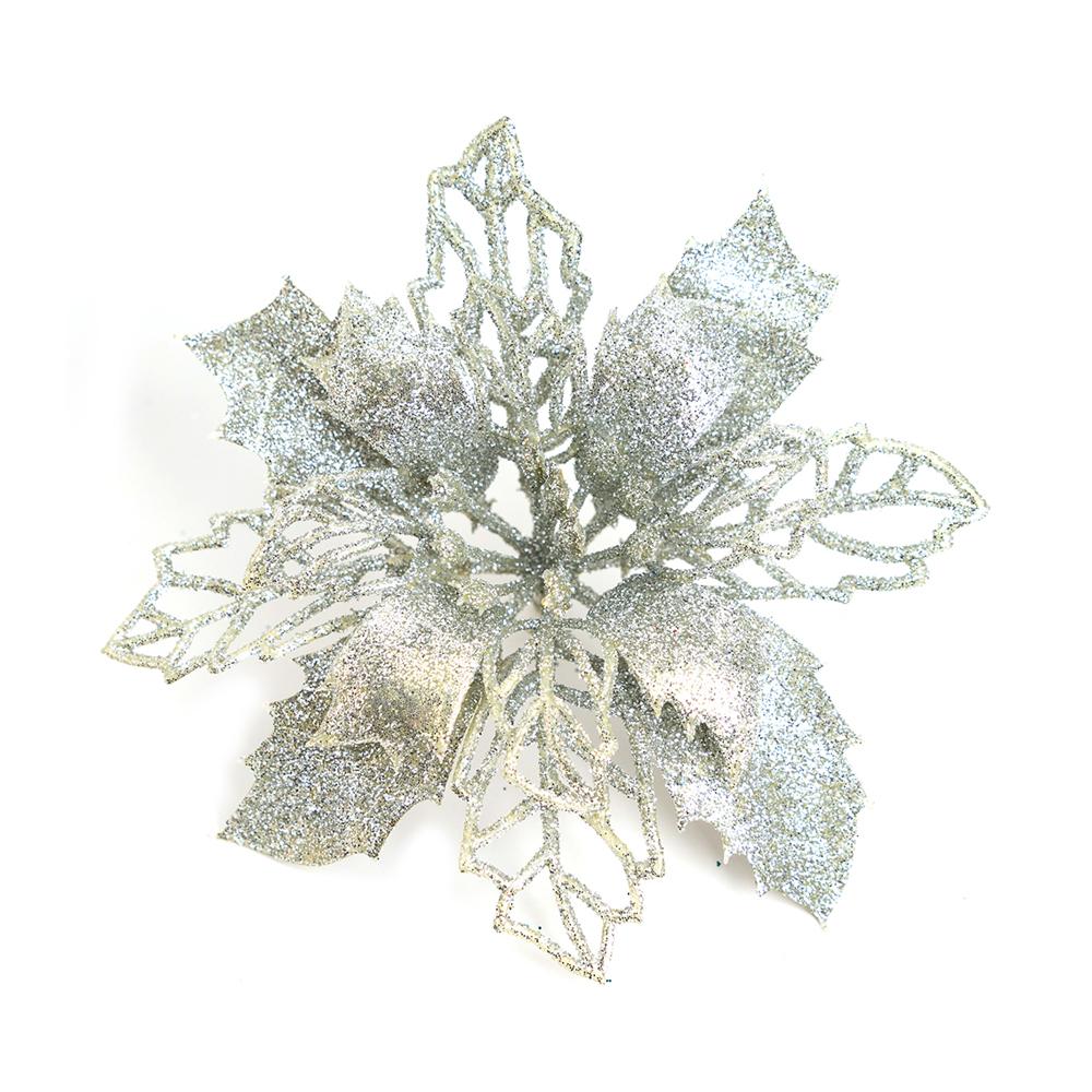 10Pcs Artificial Flowers 11/16CM Fake Flower For Home Decor Party Supplies Christmas Decoration Ornaments Garland Accessories
