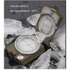 High Accuracy Metal Waterproof Military Compass for Directions (8 X 6.5 X 3 Cm, Green)