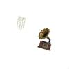 Elegant Greenery Wall Art Sculpture Vintage Resin Figurine Retro Ornament for Bedroom Restroom