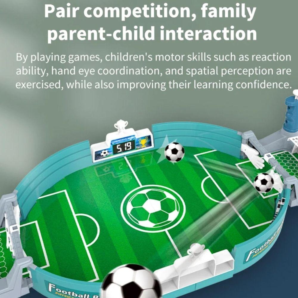 Competitive Tabletop Soccer Toys Ejection Type Mini Table Football Toys Children