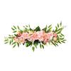 Artificial Rose Garland Silk Fabric Lifelike Rose Flower Vine 70x15cm  for Wedding Party Dining Table Home Decoration