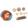 9pcs 3 Way Hamster Tunnels Interactive Hamster Tunnels Set with Chewing Toy for Bunny Rabbit Dutch Pig