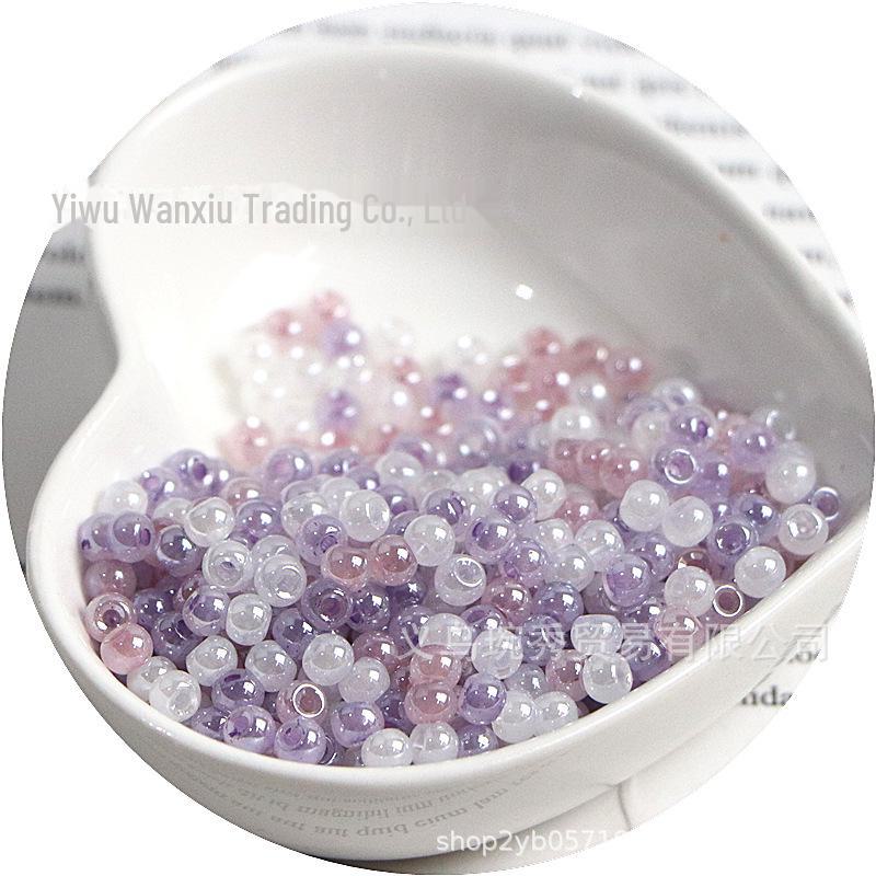 High-Quality 4mm Cream Imitation Ice Rice Beads for DIY Necklaces & Bracelets
