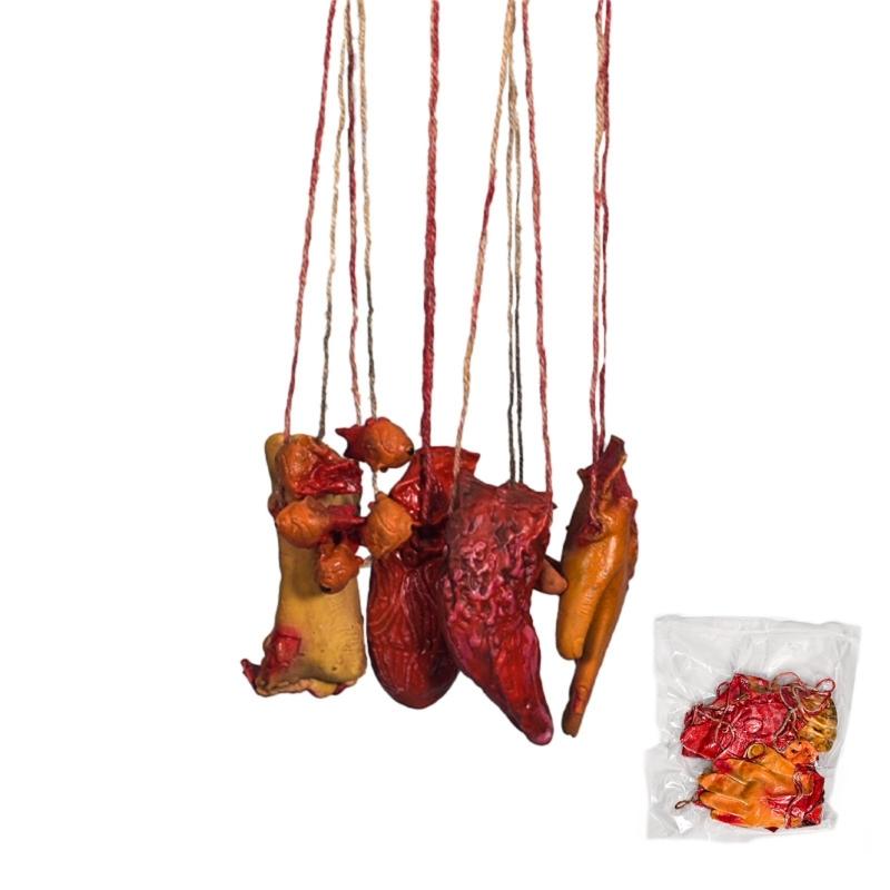 

Реалистичные руки в брызгах крови, ноги, украшения органов, прочный латексный подвесной орнамент для хоррор-домашнего дисплея