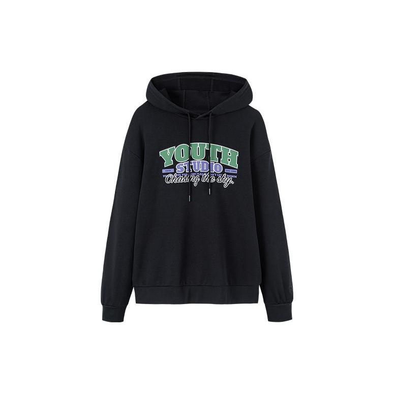 Толстовка Anta Life Collection Унисекс Черная 952238702-3 M