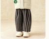 Tongbei Kids' 2025 Winter Striped Merino Wool Pants for Boys & Girls – Warm, Versatile Long Pants