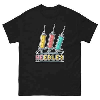 Needles Hospital Health Medical Safety T Shirt