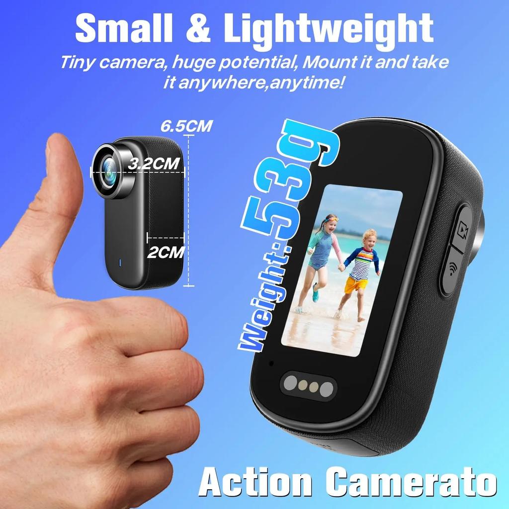 Outdoor Sports Camera In Helmet Motorcycle Bike Sport Mini Filming Bicycle Action 4K Professional Body Cam And Video Cameras