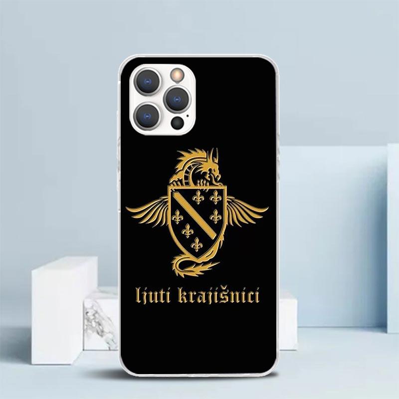 Bosnia And Herzegovina Flag Phone Case For IPhone 16 17 Air 16E 15 14 Plus 13 Mini 12 11 Pro Max 7 8 + SE 2020 Soft TPU Back Cov
