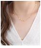 French Retro Star Tassel Pendant Necklace: Women's Titanium Steel Clavicle Chain Jewelry.