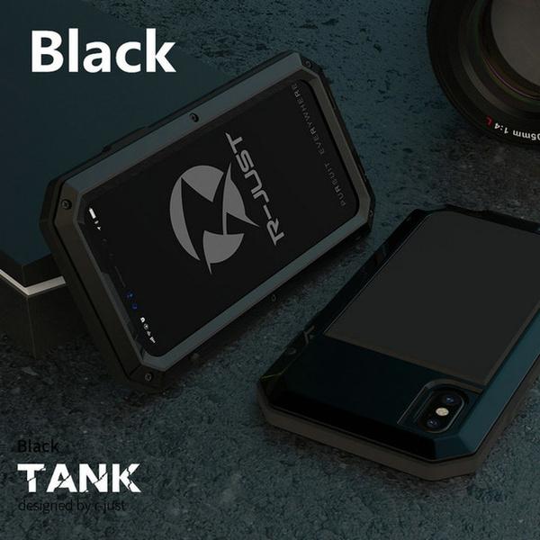 Luxury Heavy Duty Shockproof Case Cover for IPhone 16 15 14 13 12 11 Pro Max Mini X XR XS Max Phone Case for Samsung Armor Metal Case