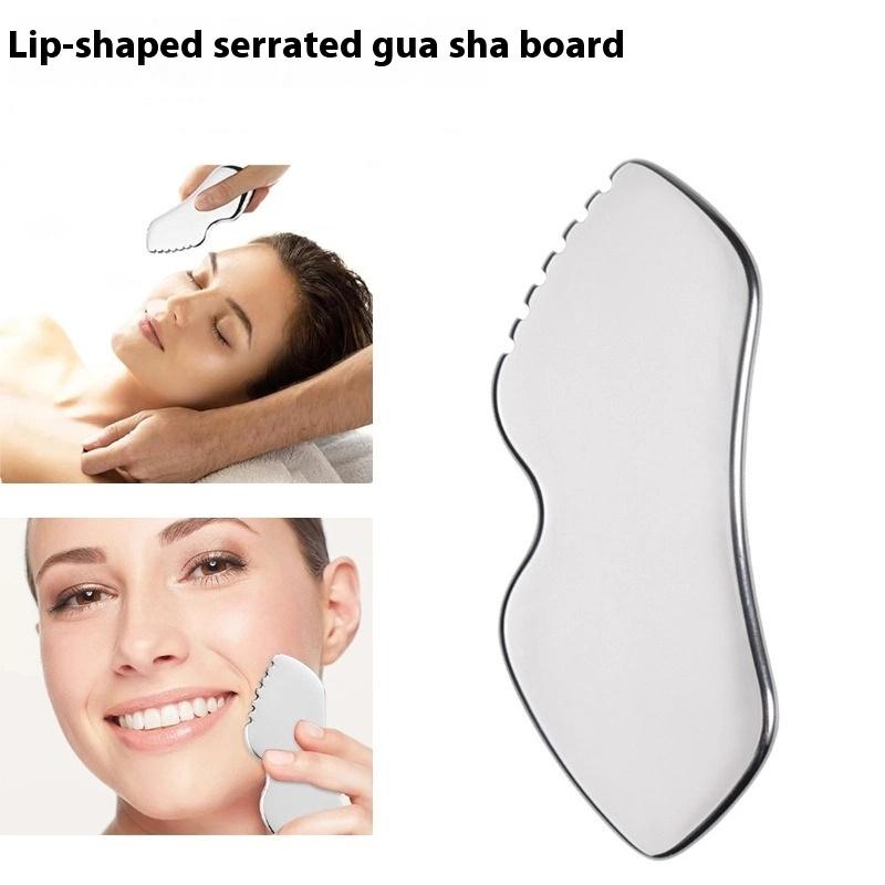 Facial Roller Gua Sha Beauty Face Neck Massage Tool Stainless Steel Skin Tightening Face Lifting Beauty Care Massage Roller