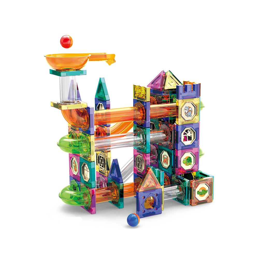 Chute Rollerball Magnetic Piece Building Blocks Intelligence Puzzle Boys Toys Gifts