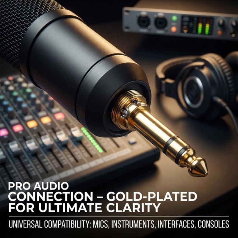 2/4/6Pcs Musical Sound 6.35mm 1/4inch Solder Type Mono Stereo Adapter Connector for Speaker/Guitar/Microphones Cable