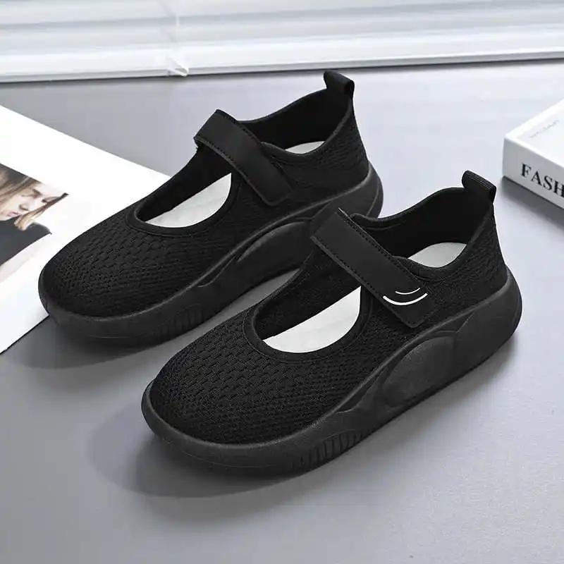 Fashion Hightop Anti-skid Platform Woman Heels Sneakers On The Platform Shoes Women's Gym Training Boot Sports Premium 2025elegant