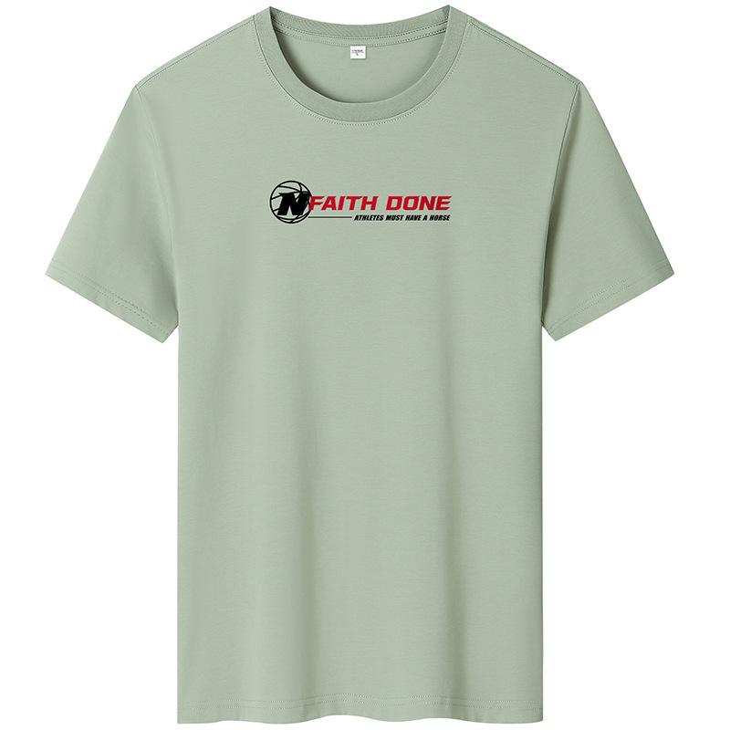 

Мужская модная футболка с короткими рукавами Faith Done, повседневная футболка из чистого хлопка