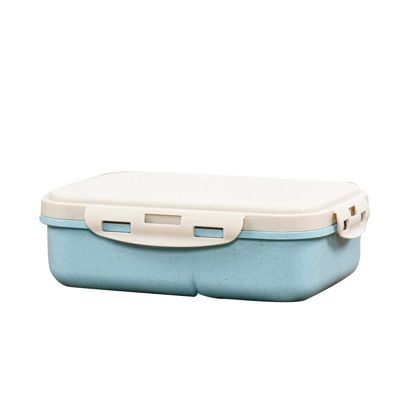 Wheat Tableware Japanese Plastic Lunch Box Insulation Preservation Box Student Children's Lunch Box Food Container