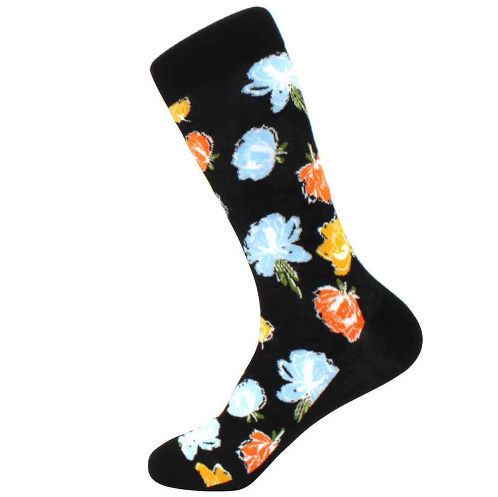 Calcetines de invierno coloridos para hombre algodón peinado suave de llevar cálidos Divertidos Felices hombre mujer calcetines largos Calcetines de hombre vestido de negocios