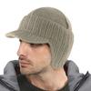Warm Ear Flaps Cap Ear Protection Peaked Knit Cap Winter Beanie Hat  Men