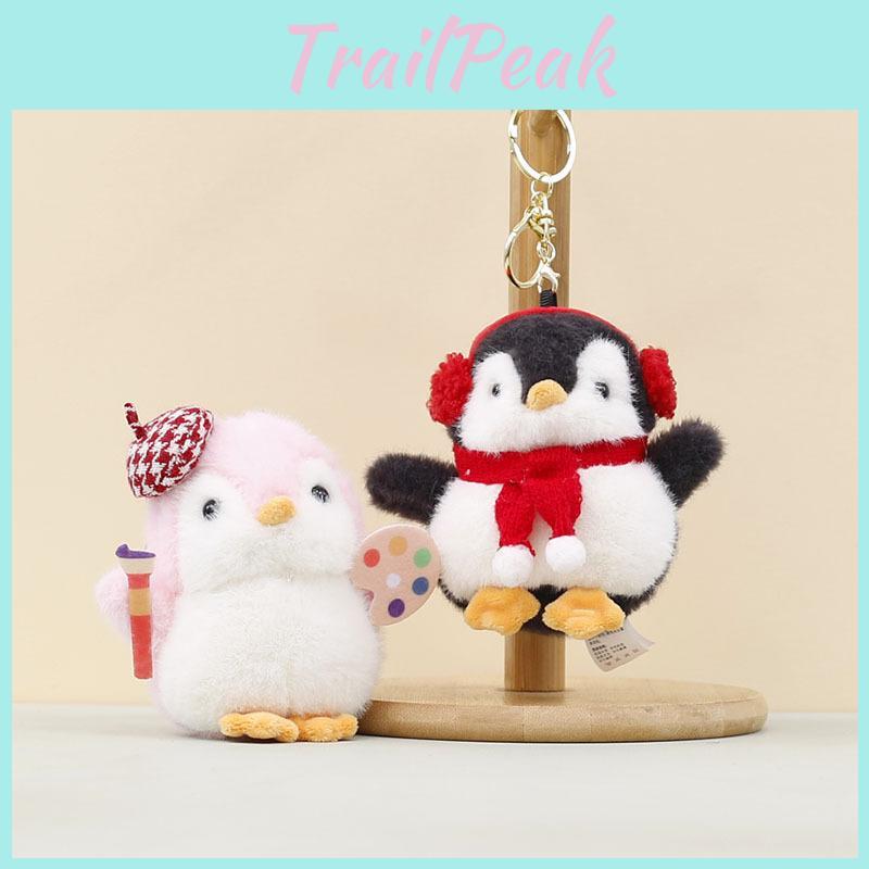 Cute Animal Penguin Plush Toy For Bags And Car Decorations