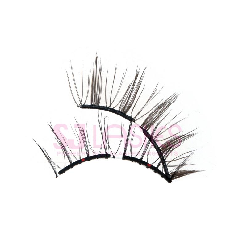 3-in-1 Upgrade Weiche Magnetische Wimpern Mit Magnetischer Wimpernzange