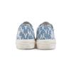 MLB Playball Vintage Floral Thick Sole Washed Denim Non-Slip Durable Low-Top Canvas Shoes Unisex sneakers Blue White 32SHPM111-50U