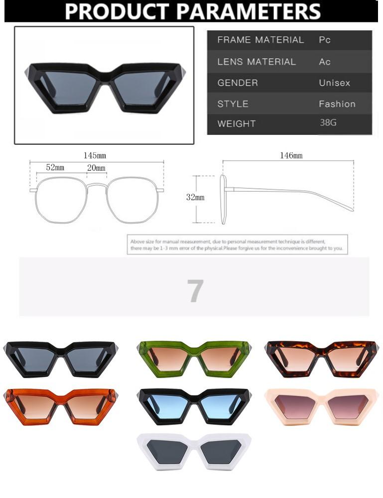 Vintage Cat Eye Sunglasses Woman Black Triangle Retro Ladies Sun Glasses Leopard Female Cateye Eyewear