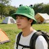 New Frog Bucket Hats Women Bucket Hat Women Summer Outdoor Sun Fishing Cap Cotton Wild Panama Hats Sunscreen Bob Caps